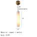 Moonshade Natural Marble Pendant Wall Sconce - DWHOME
