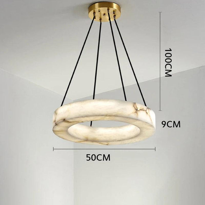 Natural Marble Modern Chandelier - DWHOME