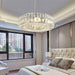 Bacci Crystal Wheel Chandelier, Chrome-DWHOME