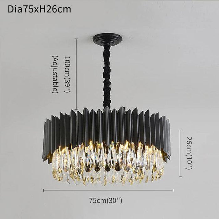 Lugano Crystal Chandelier-DWHOME