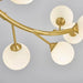 13-Light Gold Tree Branch Pendant Chandelier - DWHOME