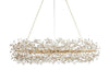 Fiore Oval Chandelier 62''74''-DWHOME