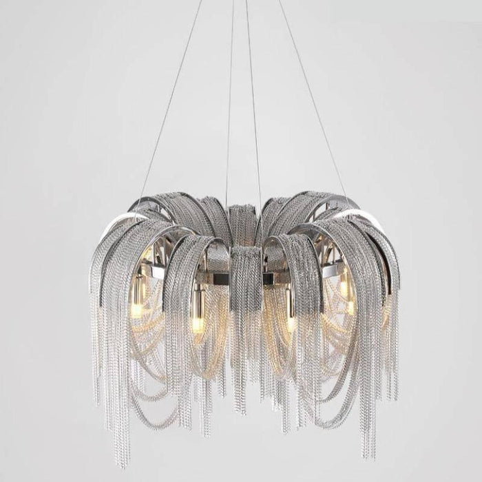 Cadena Chain Tassel Modern Chandelier - DWHOME