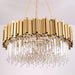 Gio Crystal Chandelier, Polished Gold - DWHOME