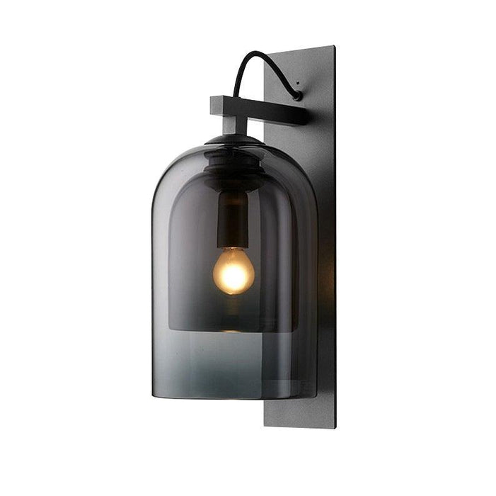 LED North European Modern Glass Cage Decorative Wall Light - DWHOME