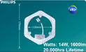 Philips LED Ceiling Lamp Module Only Circle Shape Energy-Saving Lamp - DWHOME