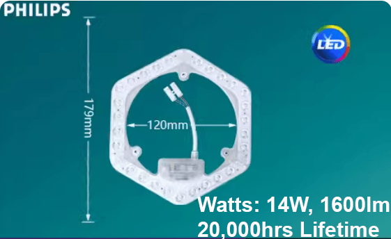 Philips LED Ceiling Lamp Module Only Circle Shape Energy-Saving Lamp - DWHOME