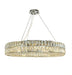 Bacci Crystal Wheel Chandelier, Chrome-DWHOME