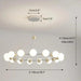 Modern Sputnik Glass Sphere Chandelier - 12/15 Light - DWHOME