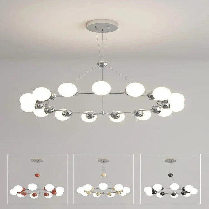 Modern Sputnik Glass Sphere Chandelier - 12/15 Light - DWHOME