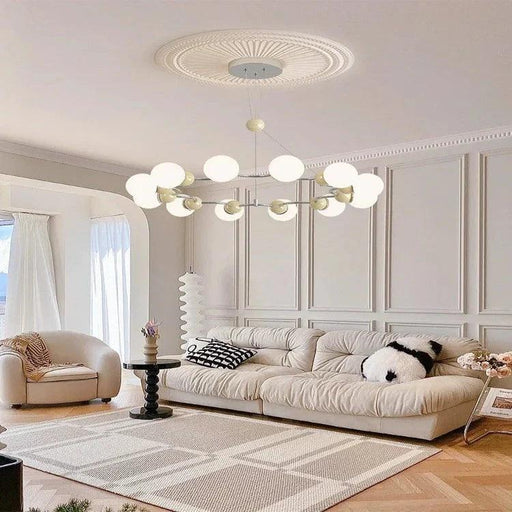 Modern Sputnik Glass Sphere Chandelier - 12/15 Light-DWHOME