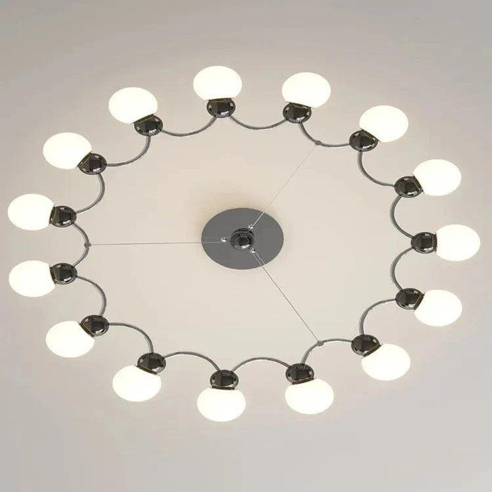 Modern Sputnik Glass Sphere Chandelier - 12/15 Light - DWHOME