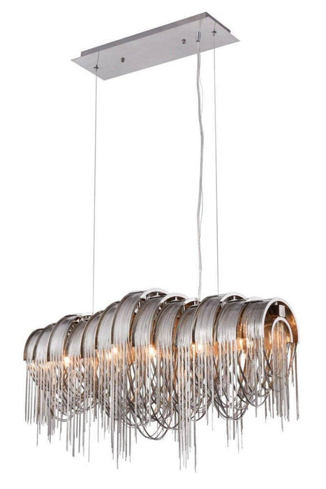 Cadena Chain Tassel Dining Room Chandelier-DWHOME
