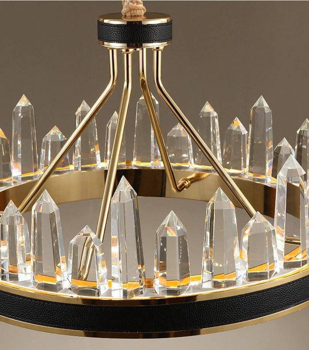 Finest K9 Crystal Modern Ring Chandelier By Morsale - DWHOME