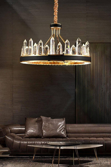 Finest K9 Crystal Modern Ring Chandelier By Morsale - DWHOME