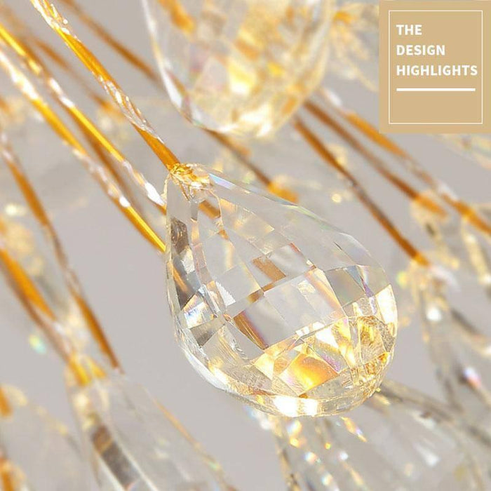 Vanci Crystal Dandelion Modern Chandelier - DWHOME