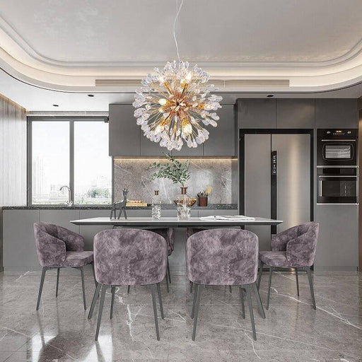 Vanci Crystal Dandelion Modern Chandelier-DWHOME