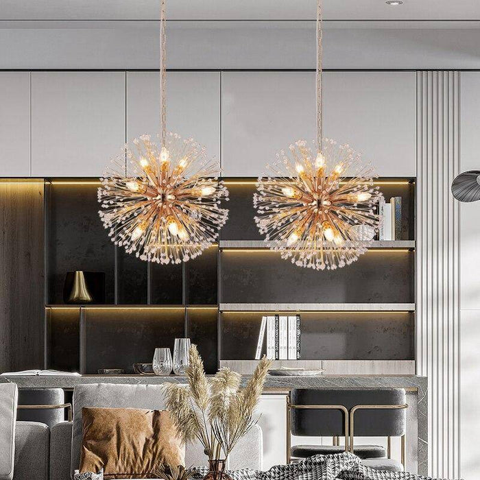 Venera Crystal Globe Chandelier