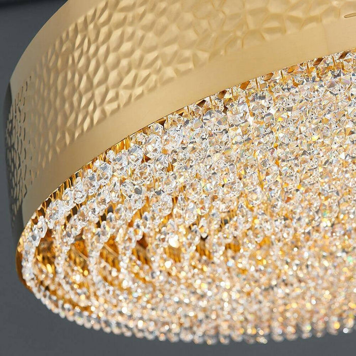 Modern LED Crystal Drum Chandelier By Morsale - DWHOME