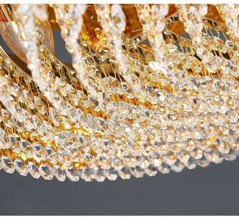 Modern LED Crystal Drum Chandelier By Morsale - DWHOME