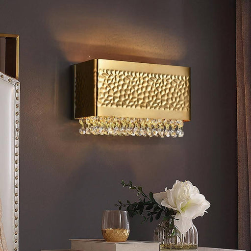Bern Gold Plated Wall Sconce-DWHOME