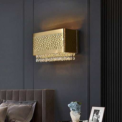 Bern Gold Plated Wall Sconce-DWHOME