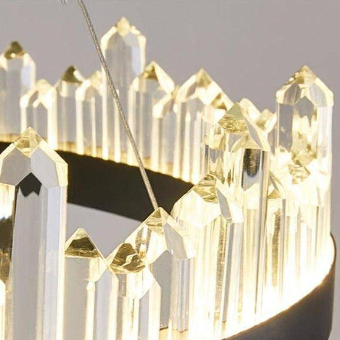 Villa Crystal Wheel Chandelier-DWHOME