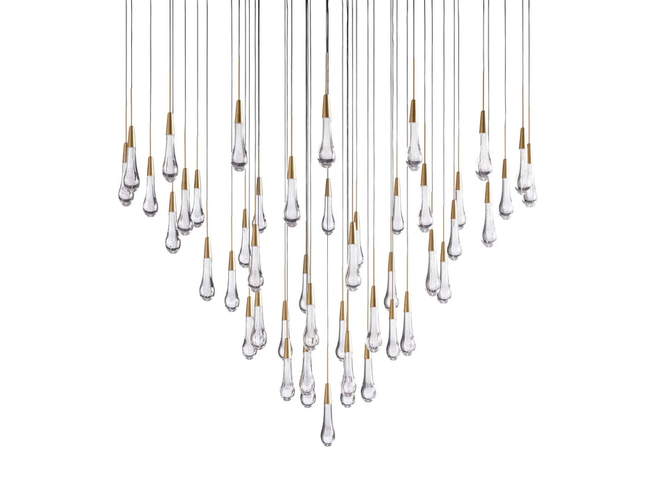 Soltaire Round Chandelier 58"W-DWHOME