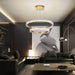 Capri Double Ring Crystal Chandelier - DWHOME