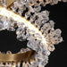Capri Double Ring Crystal Chandelier - DWHOME