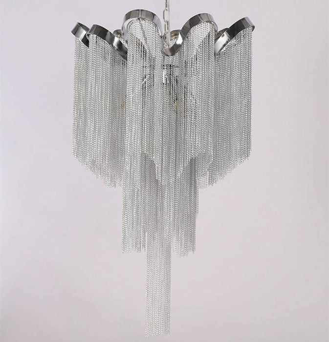 Cadena Chain Tassel Ceiling Light Fixture - DWHOME
