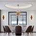 Rose Gold Crystal Sphere Light Fixture - DWHOME