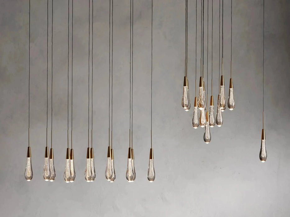 Soltaire Linear Chandelier 37"W-DWHOME