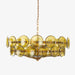 Solaris Disc Murano Chandelier-DWHOME