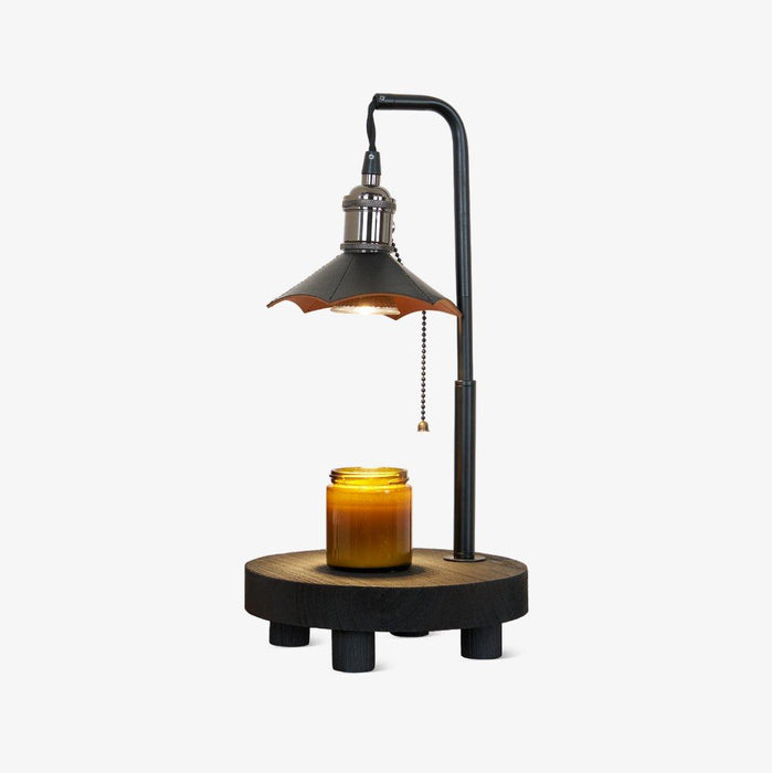 Cordero Wooden Stool Table Lamp - DWHOME