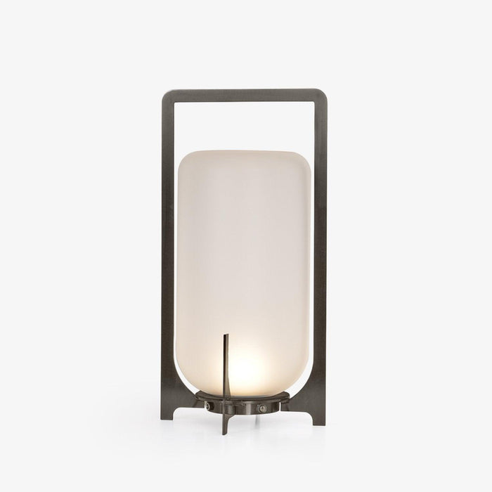 Steel Twilight Lantern Table Light-DWHOME