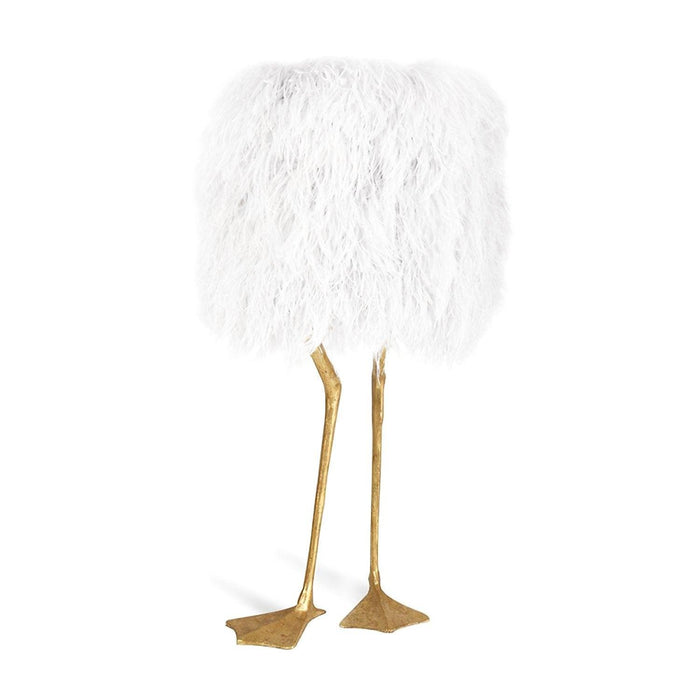 Duck Feet Feather Table Lamp - DWHOME