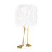 Duck Feet Feather Table Lamp - DWHOME