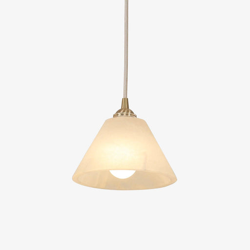 Conical Brass Pendant Lamp-DWHOME