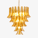 Murano Amber Lily Chandelier-DWHOME