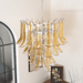 Murano Amber Lily Chandelier-DWHOME