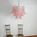 Murano Pink Glass Leaf Chandelier-DWHOME