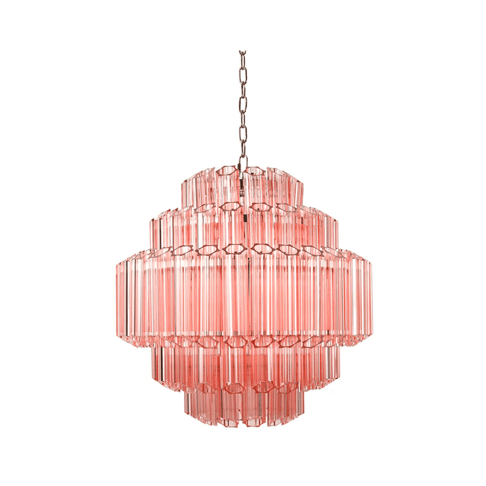Pink Palermo Murano Chandelier-DWHOME