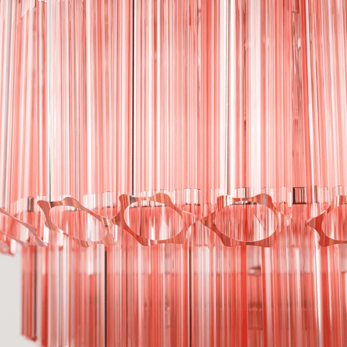 Pink Palermo Murano Chandelier-DWHOME