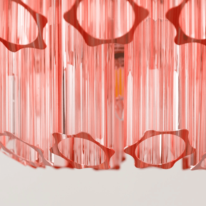Pink Palermo Murano Chandelier-DWHOME