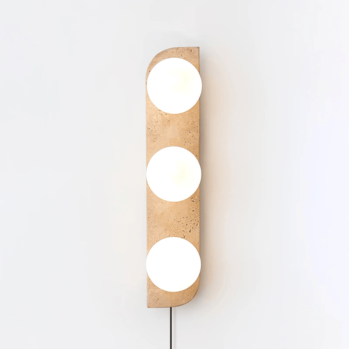 Elysian Travertine Plug - in Wall Light - Vakkerlight