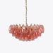 Pink Polygon Drop Chandelier - Vakkerlight