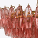Pink Polygon Drop Chandelier - Vakkerlight