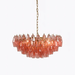 Pink Polygon Drop Chandelier - Vakkerlight