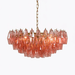 Pink Polygon Drop Chandelier - Vakkerlight